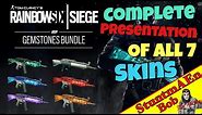 Gemstones Bundle Weapon Skins - unboxing & Presentation - Edelsteine Paket Skin - Rainbow Six Siege