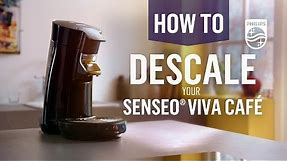 How to descale your Senseo® Viva Café© | Philips | HD7825