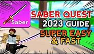 How To Get SABER Sword IN 5 MINUTES! - Blox Fruits