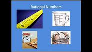 Sets of Numbers - Natural, Whole, Integers, Rational, Irrational, Real