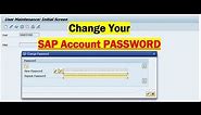How to change SAP password? | How to change SAP account password? | SAP new Password | #SAPEST #SAP