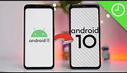 How to downgrade from Android 11 to Android 10