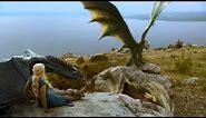 Daenerys' Dragons Fight: Full Scene (S04 E01)