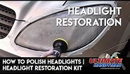 How to polish headlights | Headlight restoration kit