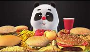 [Bamboo Panda 熊猫班卜❤️] panda eating ASMR 🐼🐻 #shorts #panda #eatingsounds @crabbengbengshrimptiaotiao