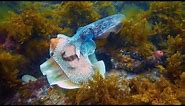 Robot Communicates with Male Cuttlefish | Spy In The Ocean | BBC Earth