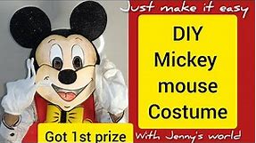 DIY Mickey mouse costume...make it easy with your own choice ❤️