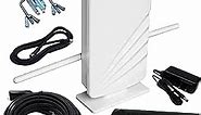 Unlimited Antenna - As Seen On TV | Over Air Digital HDTV Amplified Indoor Outdoor Signal Booster, 200 Mile Range – Broadcast Smart TV in 4K High Definition, Easy to Install