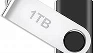 USB 3.0 Flash Drive 1TB, LUNANI Ultra High Speed Flash Memory Stick 1000GB Compatible with Computer/Laptop, Portable Metal Thumb Drive 1TB with Rotated Design - Read and Write Speeds up to 60Mb/s