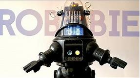ROBBIE THE ROBOT Light & Sound Walking Toy - Forbidden Planet Walmart