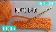 Crochet para principiantes: punto bajo