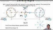 MJ20 P41 Q5 Charged Spheres Electric Field | May/June 2020 | Cambridge A Level Physics