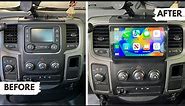 $146 9" Plug and Play Radio for Dodge Ram 1500+ || Apple CarPlay + Android Auto