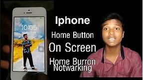iPhone 5S Mein home button screen par kaise Lagate Hain how to fix home button not working problem