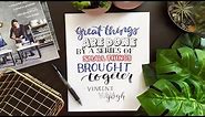 8 Hand Lettering Fonts! How-To Draw Different Styles