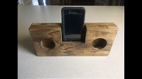 DIY | Wooden Smart Phone Music Amplifier | No Power Needed
