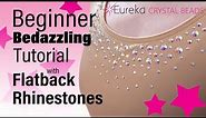 ⚡ Beginner Bedazzling Tutorial with Flatback Rhinestone Crystals ⚡ Learn how to crystalize any item!