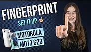 Motorola moto g23 - How to set up Fingerprint • 📱 • 👆🏼 • 🔐 • Tutorial