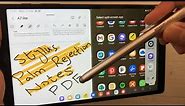 Samsung Tab A7 Lite: Stylus , Palm Rejection, Note Taking and PDF Annotation