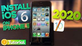 How to install iOS 6 on an iPhone 5 in 2020! Worth it? (Tethered! & Mac required)