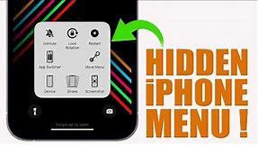 iPhone Secret MENU - You Should Start Using !