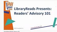 LibraryReads Readers' Advisory 101