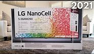LG NanoCell 90 Series 2021 TV Unboxing, Setup, Settings and Gameplay with PS5