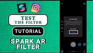 How to test Spark AR Filter on a device or Instagram Device or Facebook Device | Spark AR Tutorial