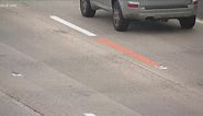'Alert the motorists' | Orange stripes on I-5 freeway explained