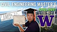 My Civil Engineering Masters Degree In 17 Minutes | Online Masters Degree