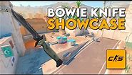 Bowie Knife | Counter-Strike 2 | Showcase + Animation on Source 2 Engine