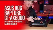 ASUS ROG Rapture GT-AX6000 Dual-Band Wi-Fi 6 RGB Gaming Router - Product Overview