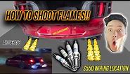 How to install s550 Mustang MASSIVE Flame kit (Hotlicks) Wiring simple!