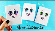 DIY Mini Notebook One Sheet Of Paper | Paper Craft With White Paper