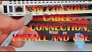 USB Console Cable - Connection, Install and Use - 2022