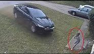 Car runs stop sign, hits girl playing in yard