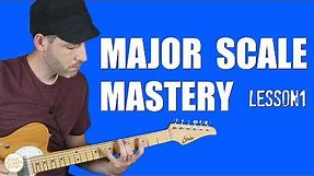 MAJOR SCALE Guitar | All 7 Patterns (Lesson 1)