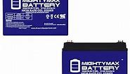 Mighty Max Battery 12V 35AH Gel Battery for U1 One New Wheelchair Deep Cycle - 2 Pack