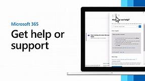 Get support for Microsoft 365 for business