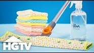 Easy Does It: How to Make Reusable Mop Pads | HGTV