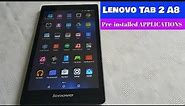 Lenovo Tab 2 A8-50F PRE-INSTALLED Applications