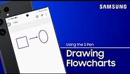 Draw shapes and flow charts with your S Pen | Samsung US