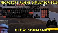 Microsoft Flight Simulator 2020 Keyboard and Xbox Controller Guide - Slew Commands