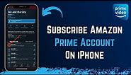 How to Subscribe Amazon Prime in iPhone !
