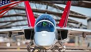 First Production "T-7A Red Hawk" Supersonic Jet Trainer in Action