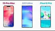 iPhone 15 Pro Max vs S23 Ultra vs Pixel 8 Pro - The BEST 2023 Smartphone?