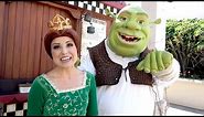 Shrek & Fiona Meet & Greet at Universal Studios Hollywood 2018 - Dreamworks Animation