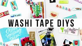 4 Washi Tape DIYs