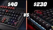 $230 vs $40 Gaming Keyboard - Corsair K100 vs MSI Vigor GK20 - Is It Worth It?
