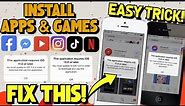 How to Install Apps & Games on Old iPhone & iPad Fix "This Application requires iOS 12"